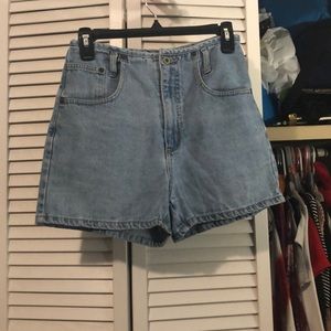 Denim shorts
